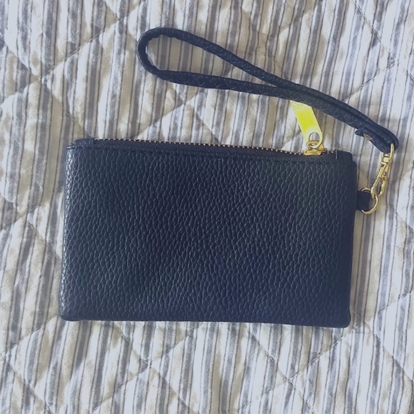 Mulberry Navy and Gold CardHolder Wristlet - Picture 3 of 5